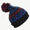 2018 New Arrival 100% Acrylic Jacquard Cuffed Knitted Winter Beanie Hat with Pompom