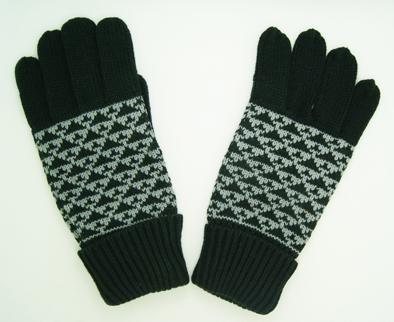 Wholesale Customized Small MOQ Hot Sale Knitted Gloves Jacquard Gloves