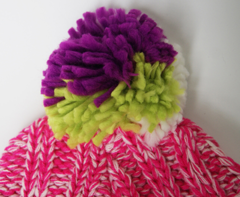 Acrylic Knitted New Beautiful Ladies Hat with Ear Flaps